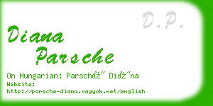 diana parsche business card